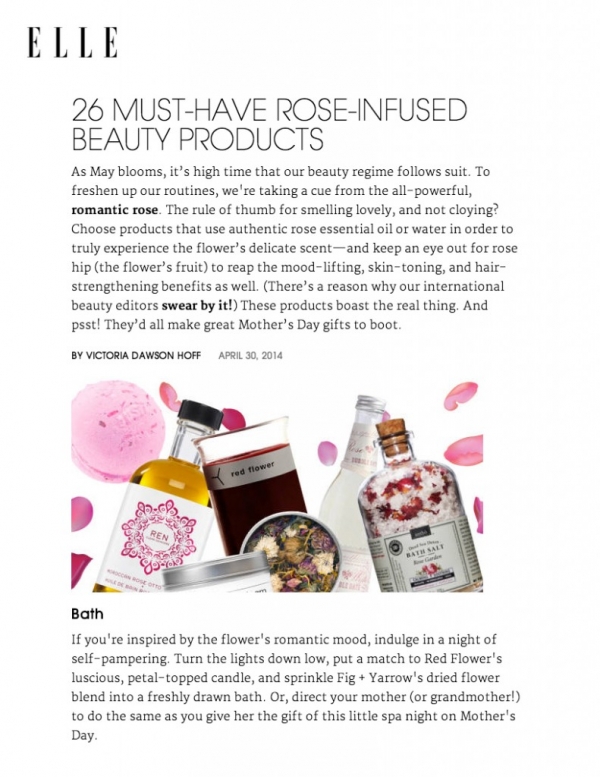 rose-infused beauty products
