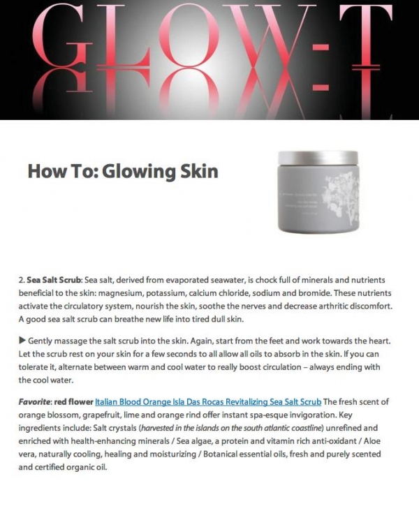 how to: glowing skin