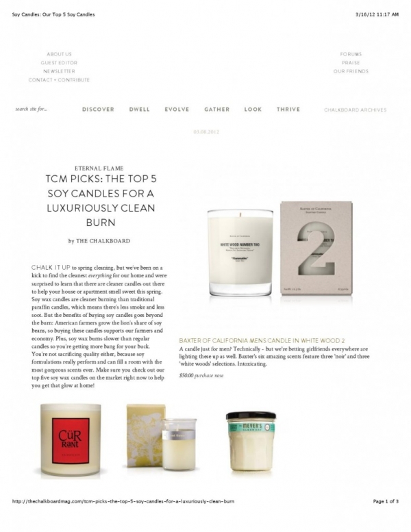 the top 5 soy candles