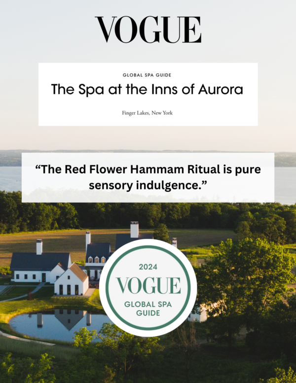 2024 Vogue Global Spa Guide: Hammam Ritual at the Spa at the Inns of Aurora