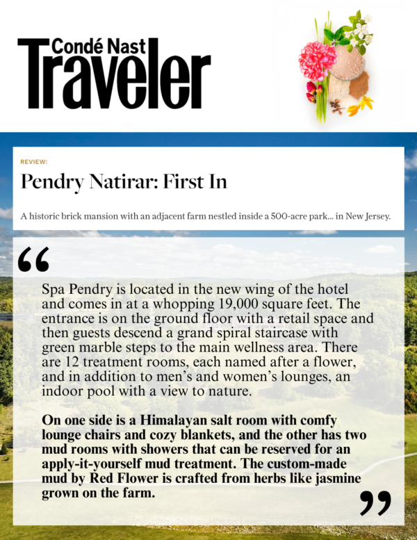 Conde Nast Traveler: Pendry Natirar Opening